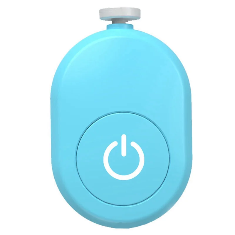 مجموعة أدوات تشذيب الأظافر الكهربائية للأطفال من ABGU، سهلة تقليم مقصات الأظافر لحديثي الولادة باللون الأزرق