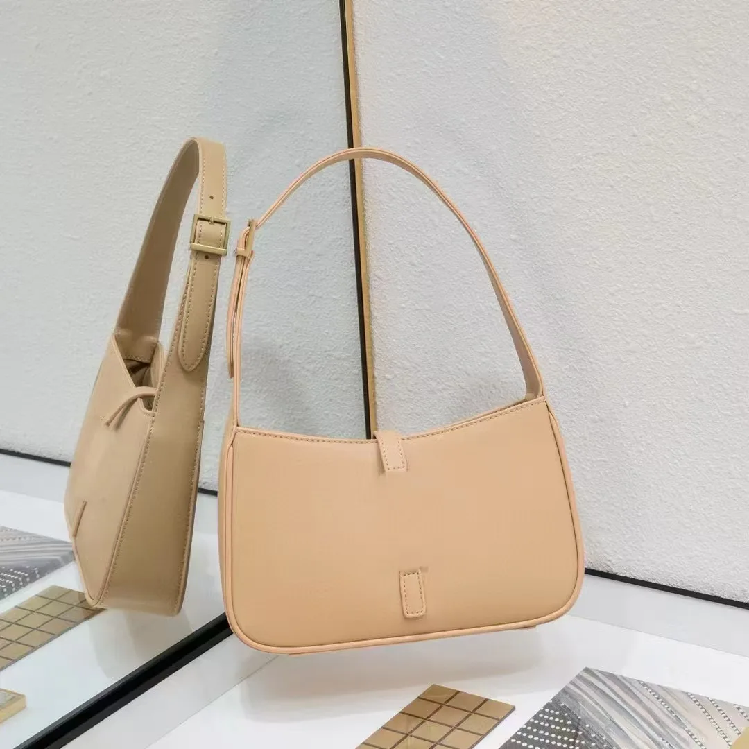 2024 Neuer modischer Stil, klassische Leder-Achsel-HOBO-Einzelschulter-Handtasche für Damen, Modetrend-Designer-Tasche