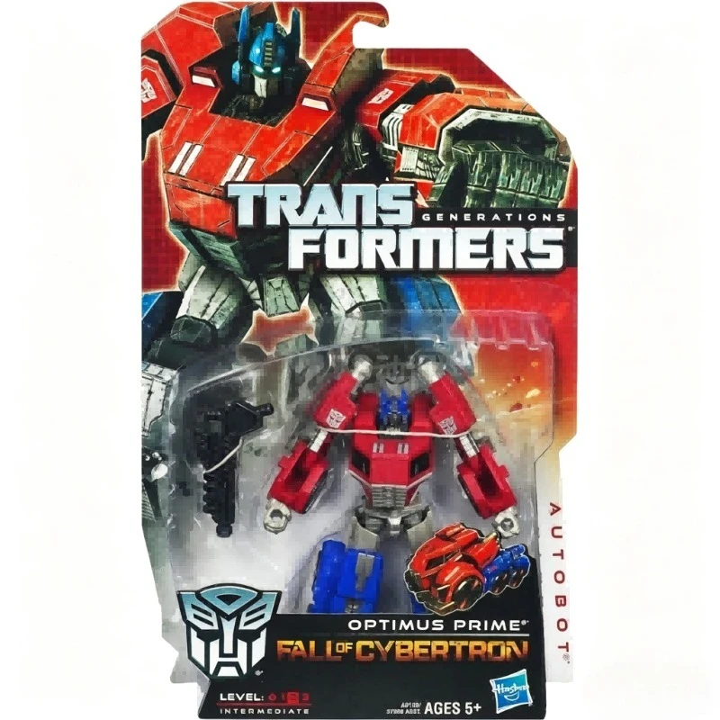 In Stock Hasbro Transformers Fall of Cybertron Deluxe Class Optimus Prime Articulated Robot Model Collectible Gift Ornament view 3