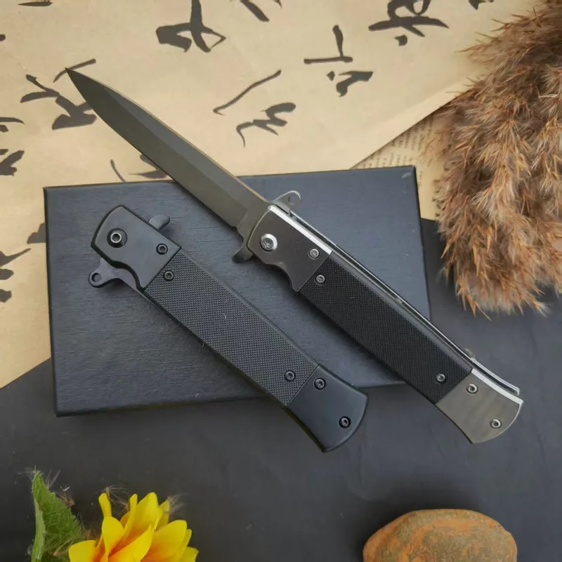 Camping Folding Utility Knife, Portable Stainless Steel Blade for Fruit Cutting, Outdoor Food Prep & Everyday Tasks