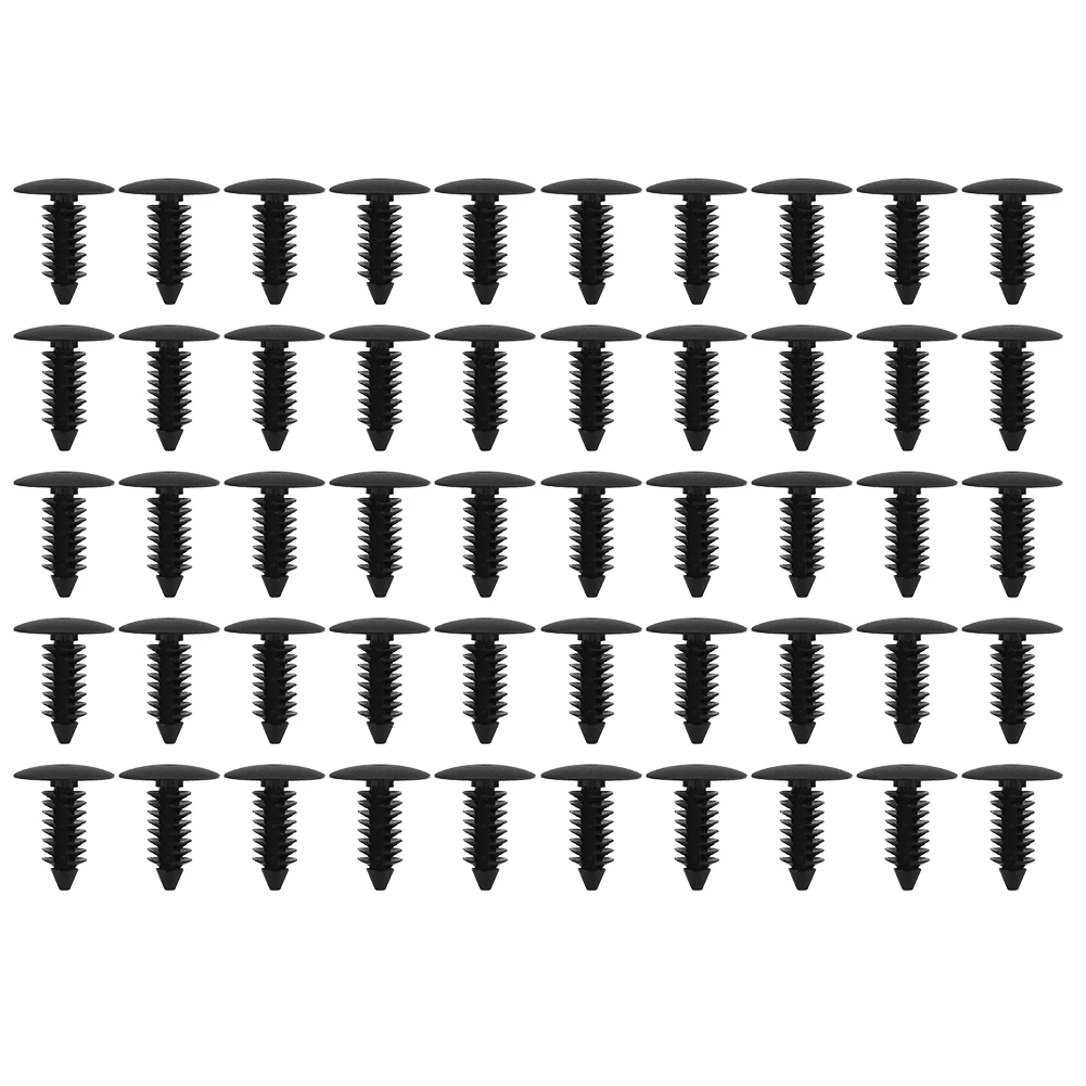 None Screws Fastener Clip Fastener Clips Car Accessories 50pcs 7.8mm Interior Rivets Fastener Practical Push-type