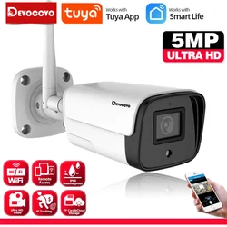 5MP HD Video Recording TUYA Wifi Surveillance Camera Motion Detection Remote Access Bullet Smart Corp CCTV Security IP Camera