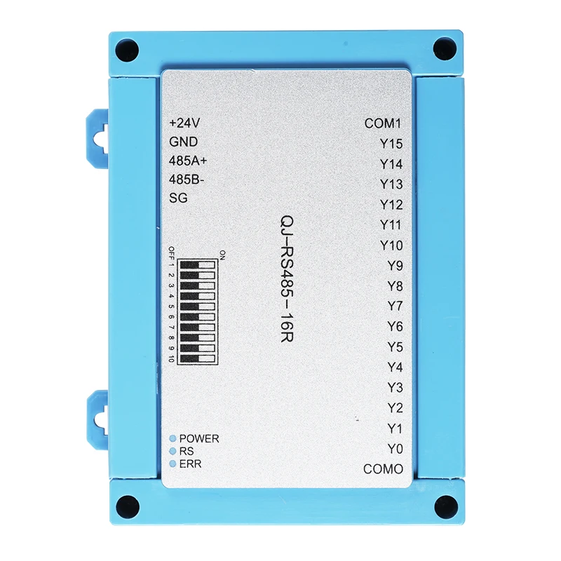 

2026 Huaqingjun 16-Channel RS485 Communication Single Open Relay Output Module RS485 Modbus RTU Protocol for HMI