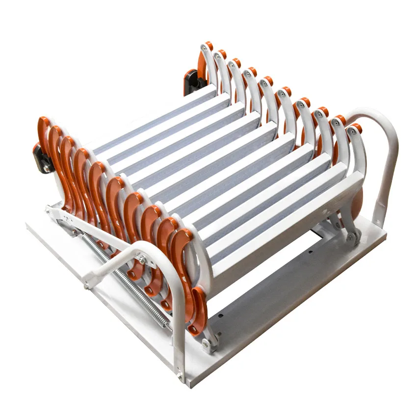 Escalera plegable para el hogar, escalera telescópica montada en la pared, colgante Manual, retráctil, para interiores y exteriores, escalera plegable para ático