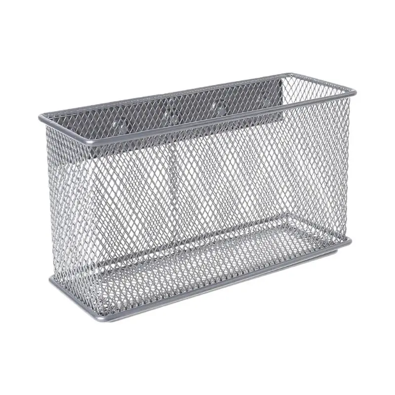 Durable Refrigerator Wire Mesh Basket Storage Box Kitchen Cabinet Sundries Pen Makeup QXNF