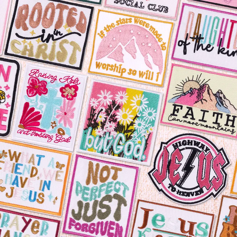 Parches termoadhesivos con letras de dibujos animados – DIY para ropa - imagen 3