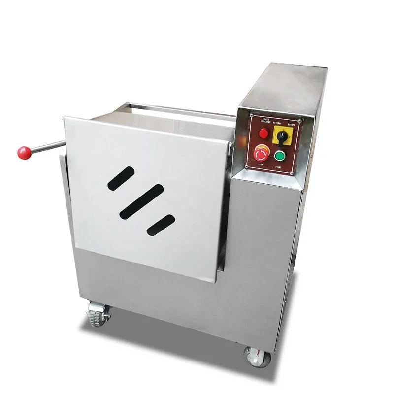 Bild 5: Automatische Teigknetmaschine für gefüllte Teigtaschen, kommerzieller Fleischmischer, Dampfmaschine für gefüllte Fleischbrötchen