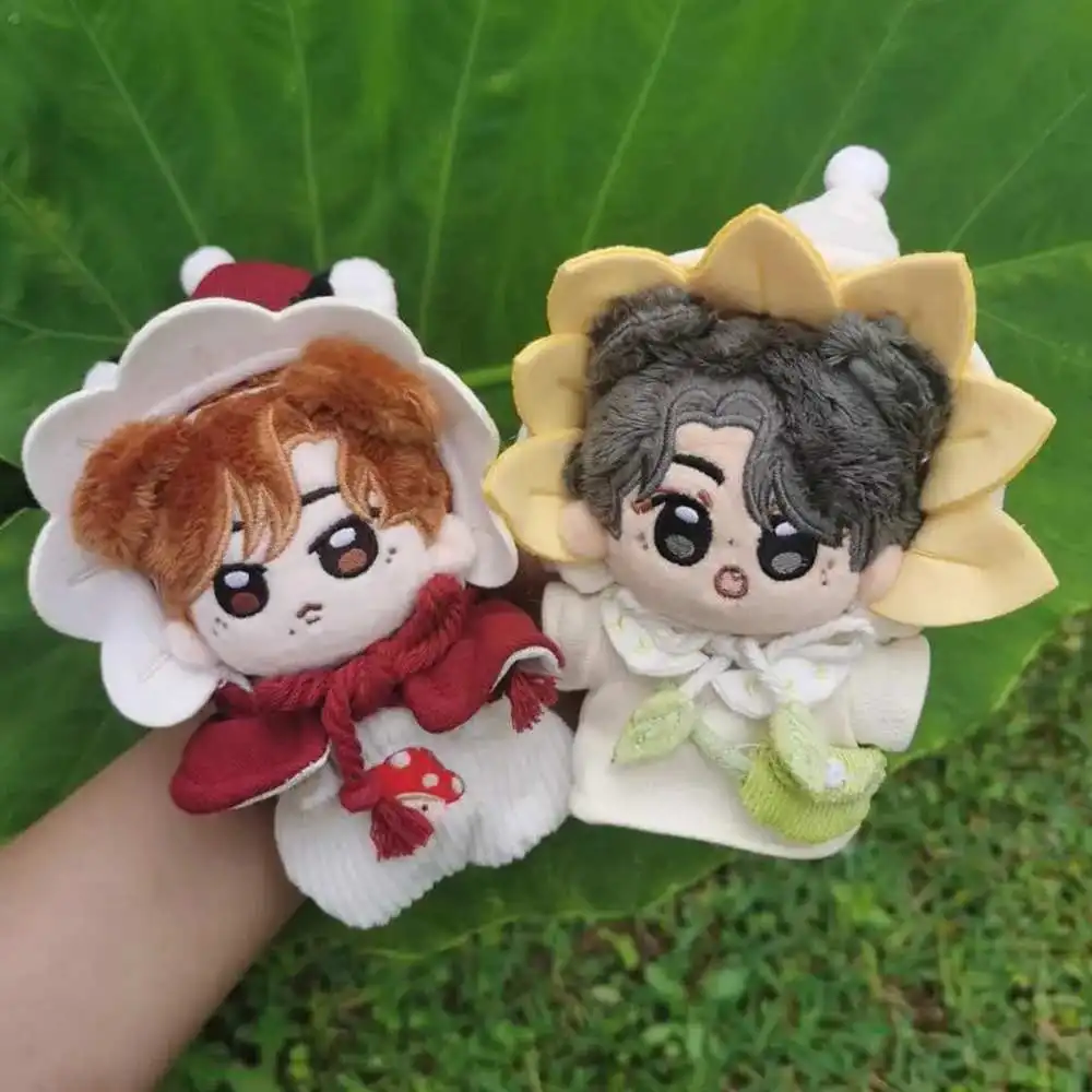 Doll Clothes for 10cm Idol Doll Outfit Accessories Mushroom/Sunflower Dress Up Set Toys Accessories