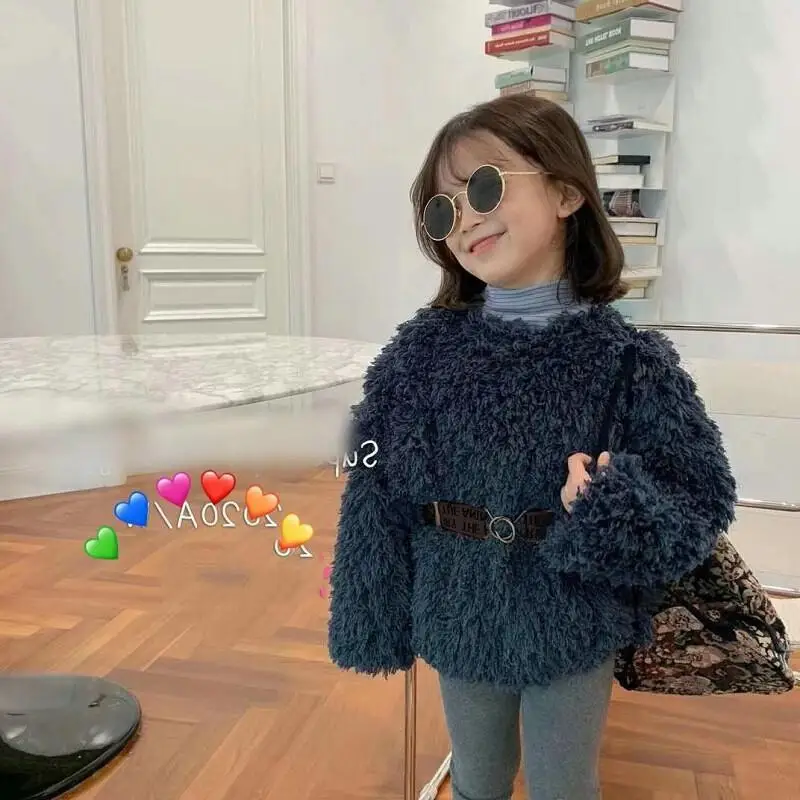 

Kawaii повседневные леггинсы, топы, комплект, модный комплект из 2 предметов, детская одежда, толстовка с капюшоном и толстые штаны, комплект зимней одежды для детей