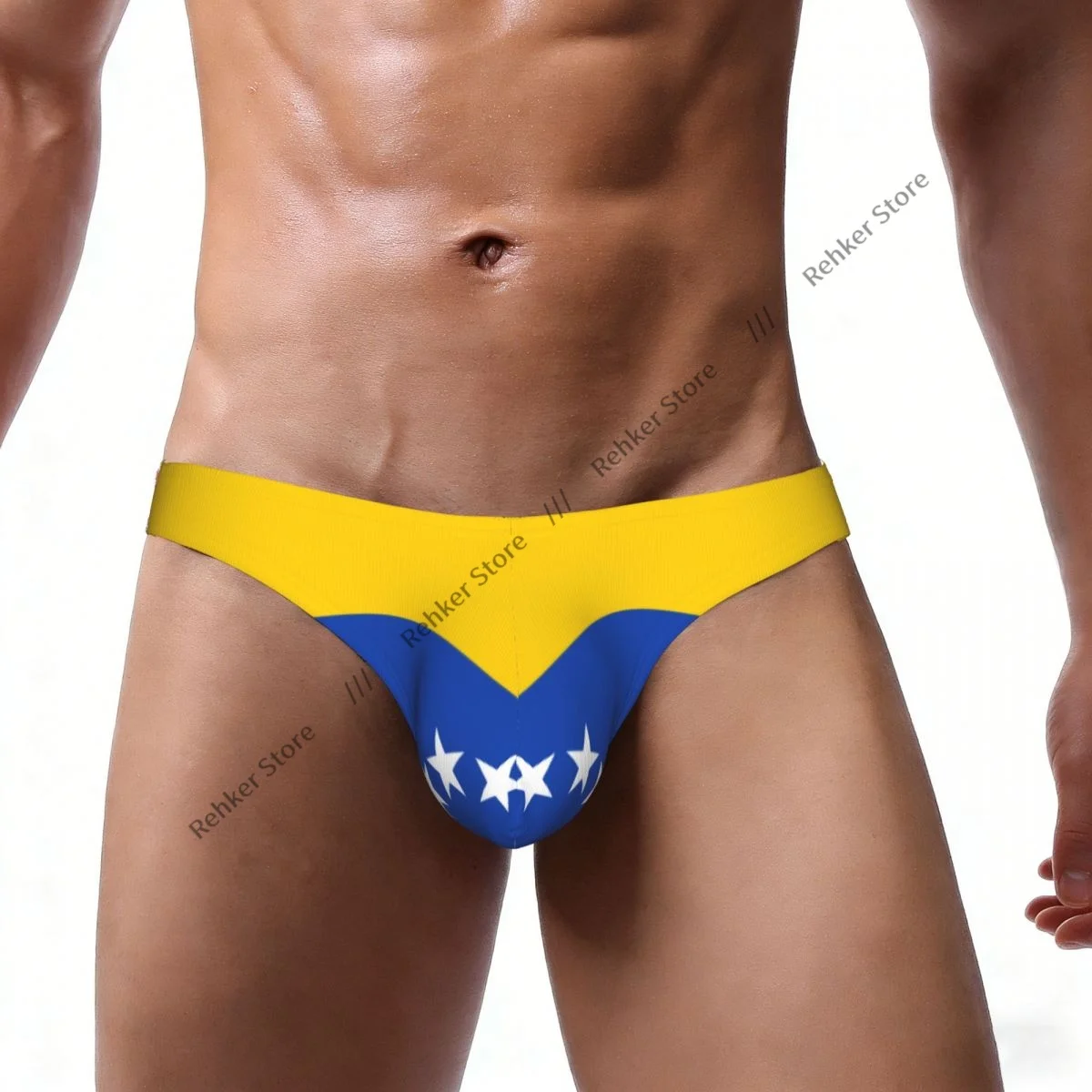 Men Bikini Briefs Venezuelan Flag Male Underwear Sexy Underpants