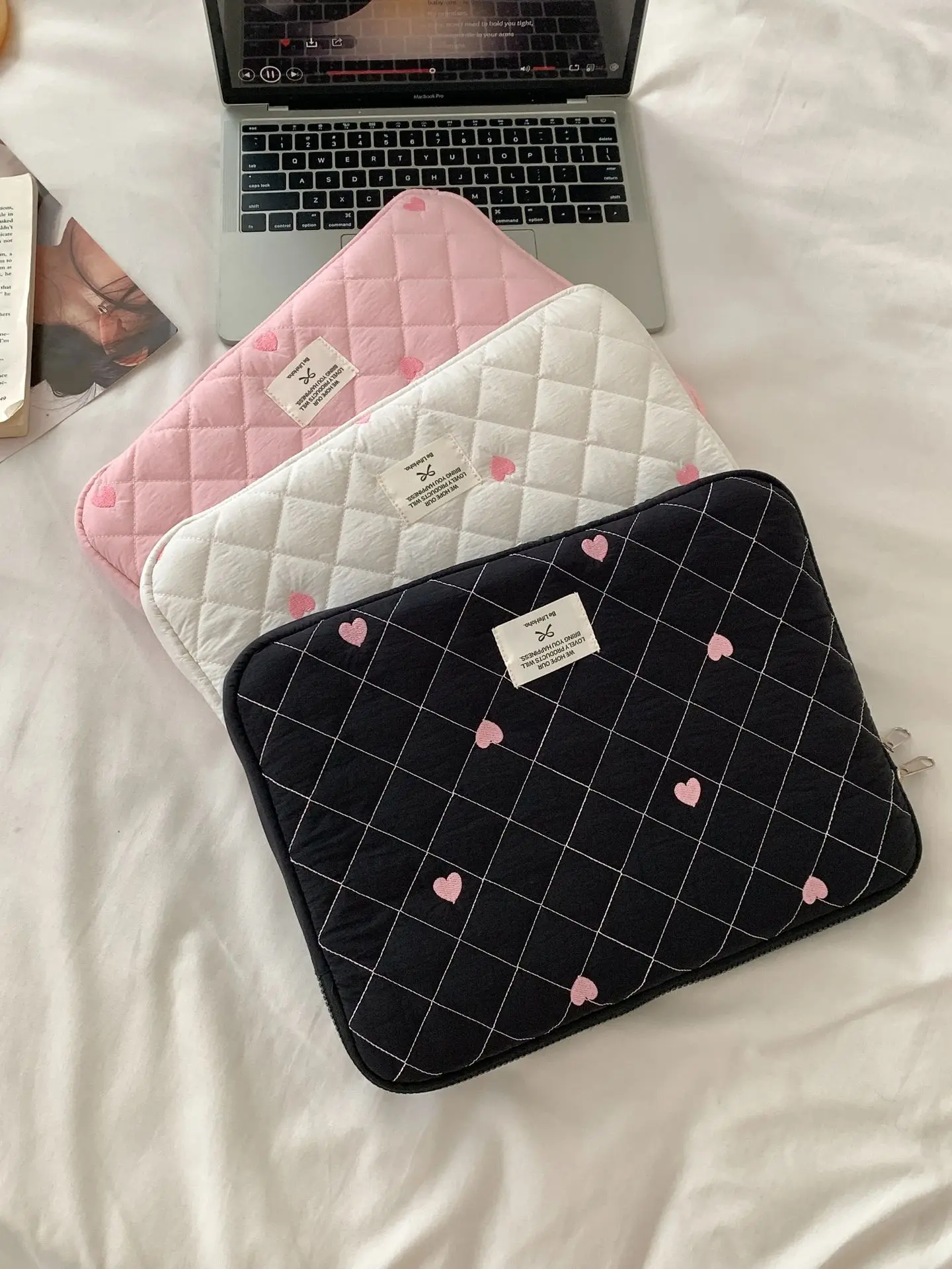 Cute Tablet Bag For IPad Pro9.7 10.2 Air7 11 10.5 10.9 13.3 14 15 15.6 16 Inch Laptop Sleeve Notebok Tablet Pouch