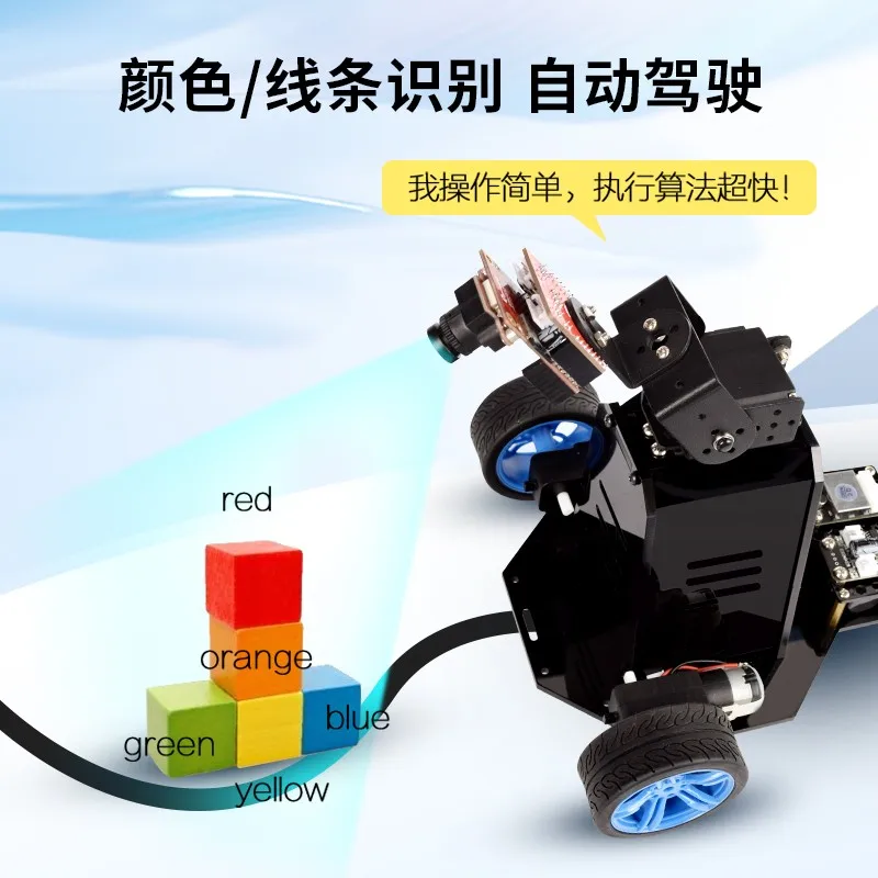 Compatible with Open_MV4 H7 open source machine high definition vision image processing neural networks gimbal trolley
