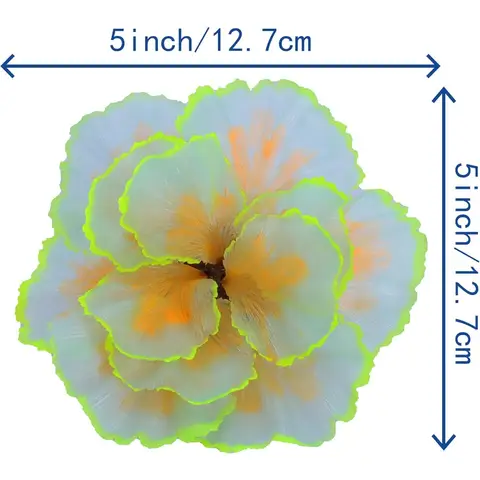 मछली टैंक सजावट चमकते फूल एक्वेरियम सजावट जलीय पौधे बेट्टा मछली टैंक सजावट कृत्रिम सिलिकॉन आभूषण के साथ 10 best sales मछली टैंक के पौधे - №1