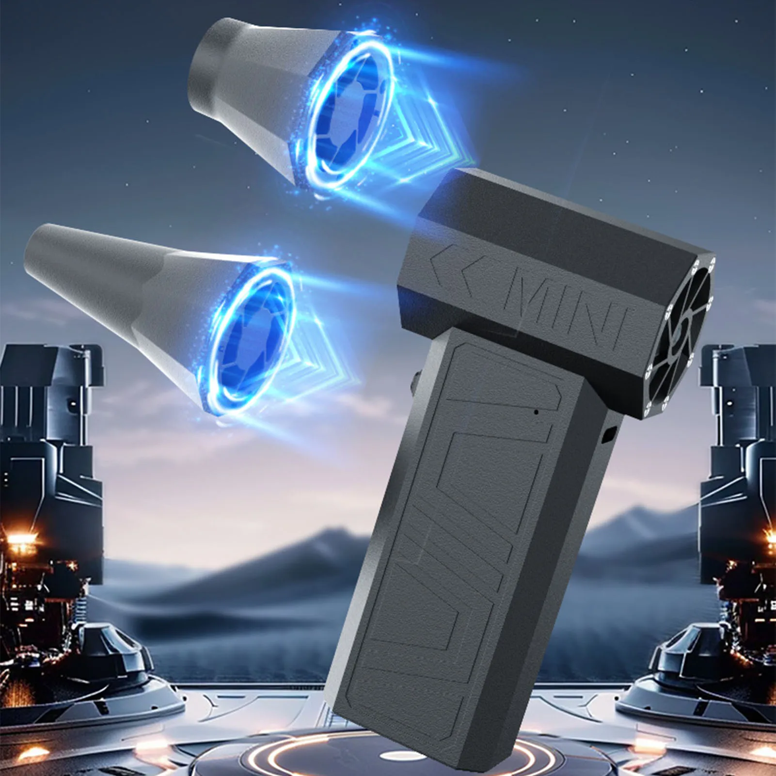 منفضة هواء 4000 مللي أمبير في الساعة منفاخ جاف محمول متعدد الوظائف قابل لإعادة الشحن مع محرك بدون فرشاة لتنظيف شعر الحيوانات الأليفة لنفخ الثلج