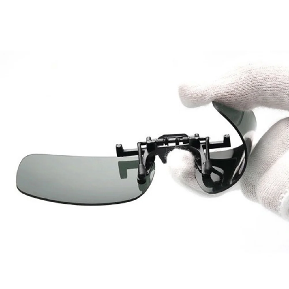 

Grey Clip-On Sunglasses Polarized Scratch-Resistant Uv Protection Lens For Metal Plastic Frames Unisex Outdoor Driving