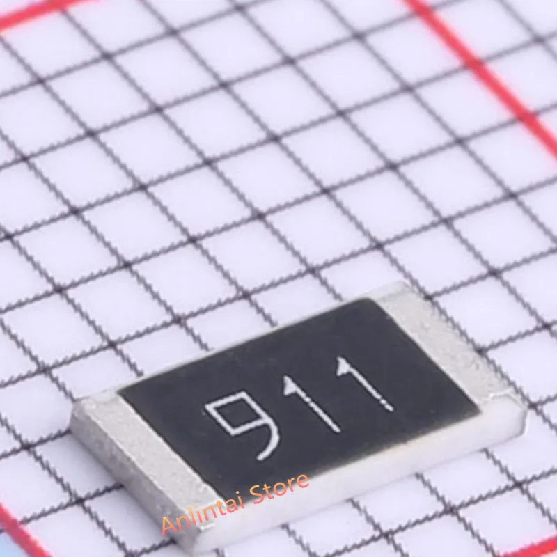 100 قطعة مقاومة SMD 820 911 514 564 684 1210 2512 0805 0603 1812 1206 2010 ± 5% مقاوم غشاء سميك #1