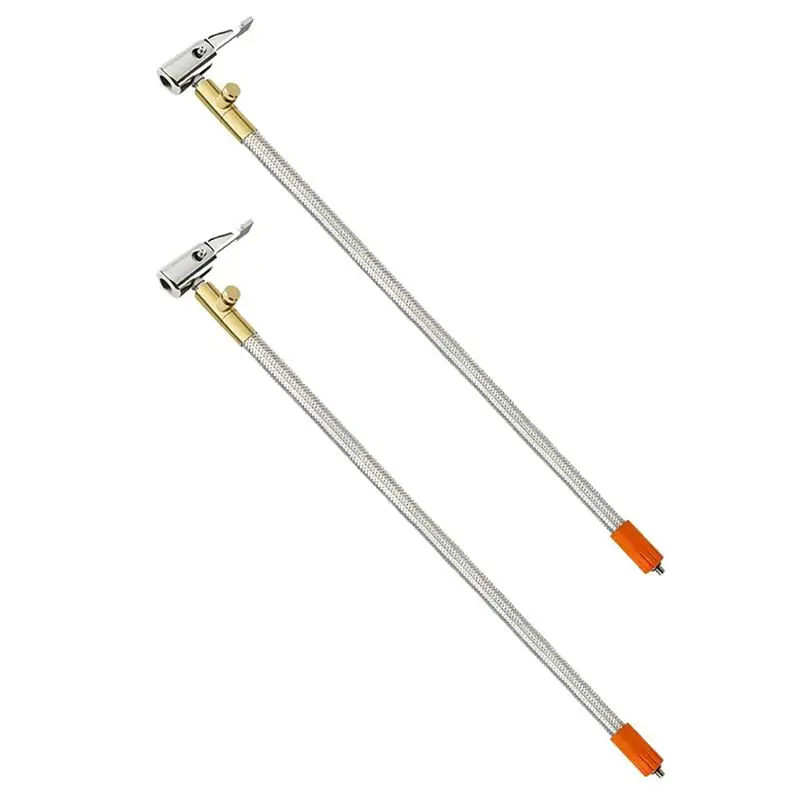 ABKW-2X خرطوم بديل لمنفاخ الإطارات لضاغط الهواء المحمول الممتد مع أنبوب مضخة هواء شبكي من الفولاذ المقاوم للصدأ