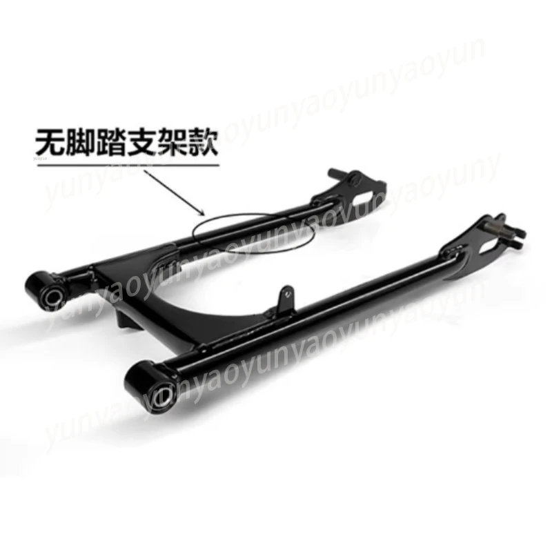 

52cm Extended Motorcycle Swingarm, Retro Round Tube Rear Fork, Universal Bolt-On Non-Peg Mount