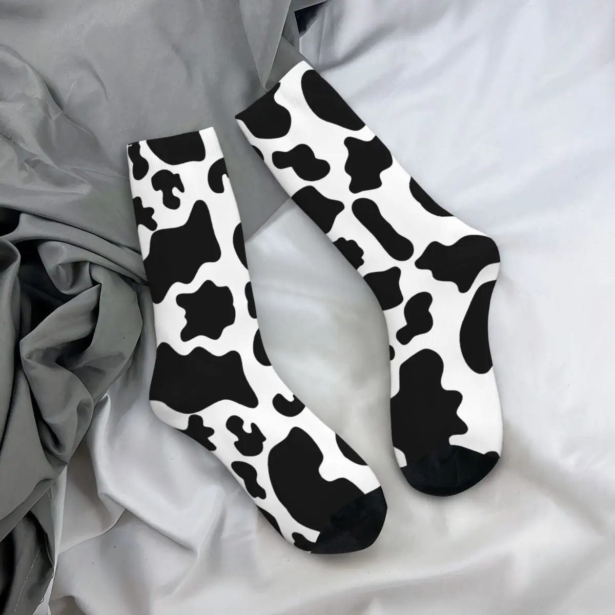 New Male Men Socks Novelty Cow Spots Throw Blanket Sr5wkvundvh Sock Polyester High Quality Women Socks Summer Autumn Winter