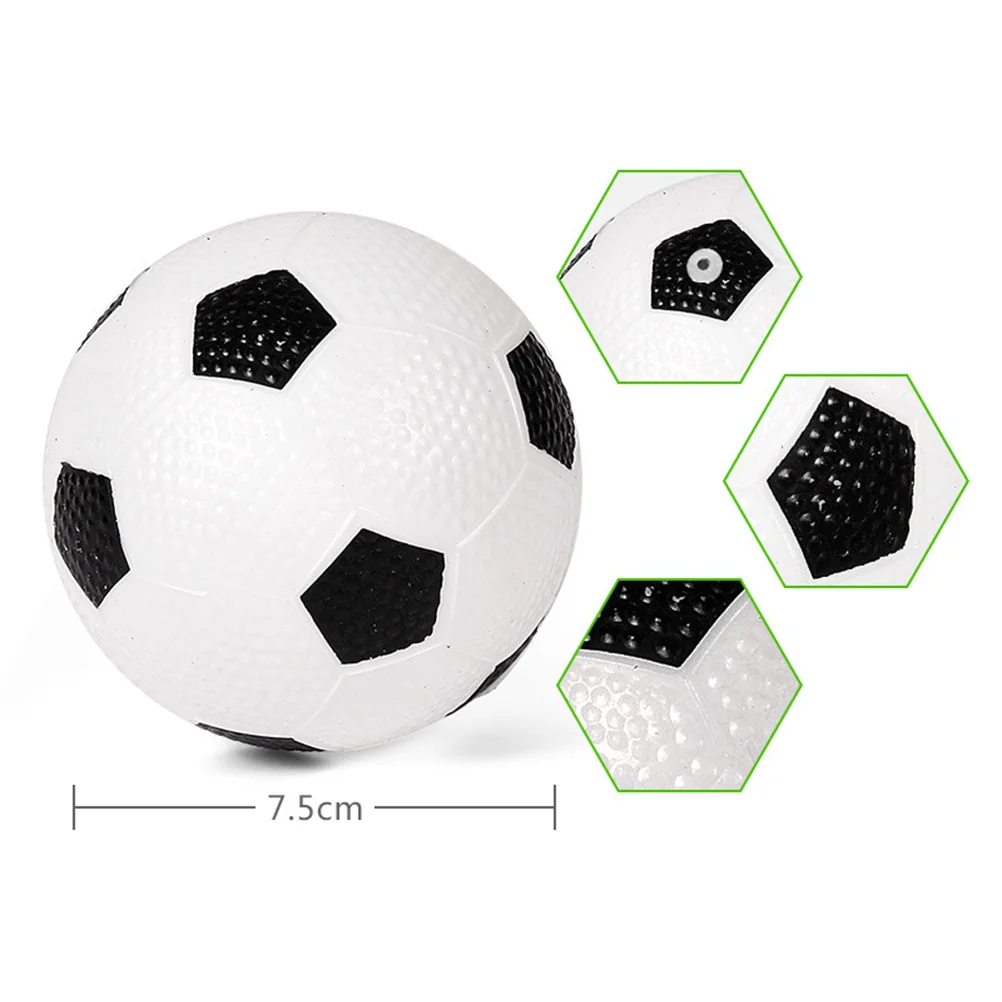 1 Set Portable Inflatable Football Training Set Outdoor Soccer Sports Toy White Black (2Pcs Football Doors, 1Pc Football, 1Pc In