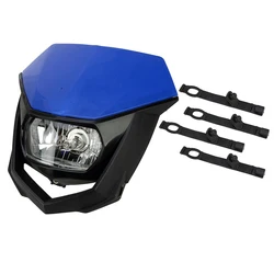 12V Front Enduro Motocross Headlight Halogen Fit for Yamaha YZ XT WR TTR 125 230 250 450 H4 35W Motorcycle Dirt Bike