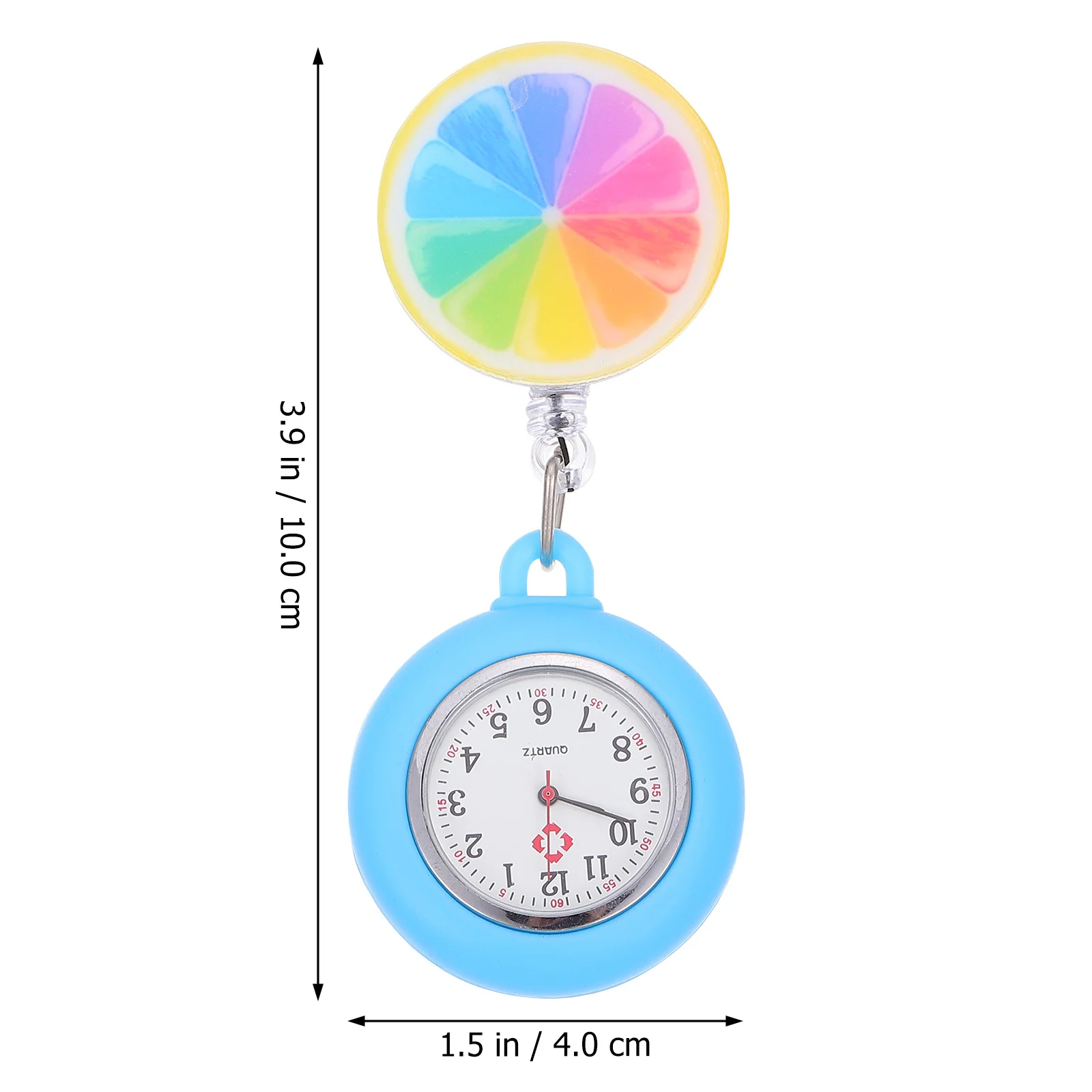 1개 창의적인 포켓형 수납 가능 내구성 있는 귀여운 텔레스코픽 간호사용 포켓 시계 여성용 패셔너블한 시계