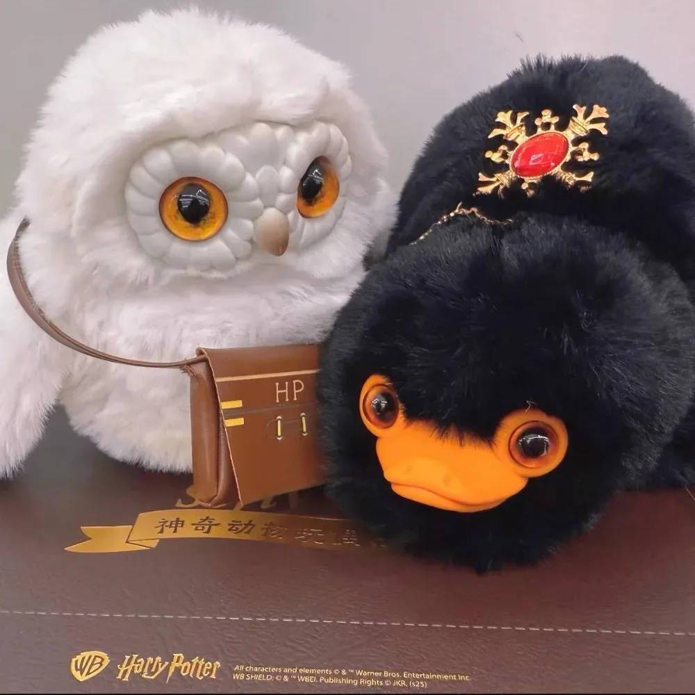 متوفر في المخزون دمى قطيفة أصلية من سلسلة MINISO Harry Potter Fantasy Beasts