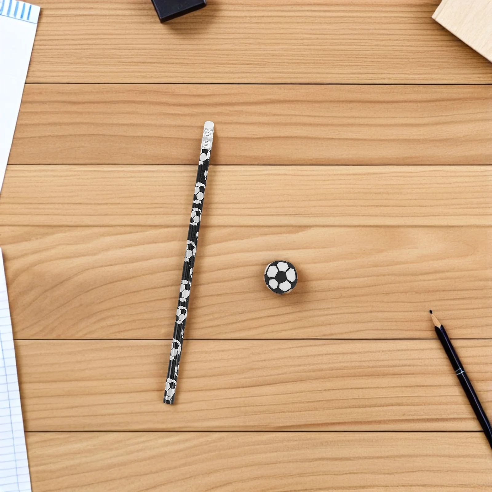 

Football Pencil School Office Stationery Sketching Pencils Party Favors Supplies Boys Sports Wooden Birthday