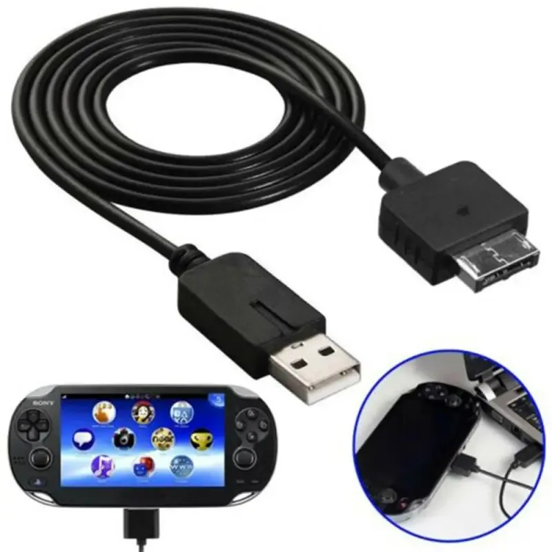 USB Data Sync Charging Cable For Sony PS Vita 1000 PSV1000 PSV 1000 Console Charger Power Adapter Cord 1M/3.3FT