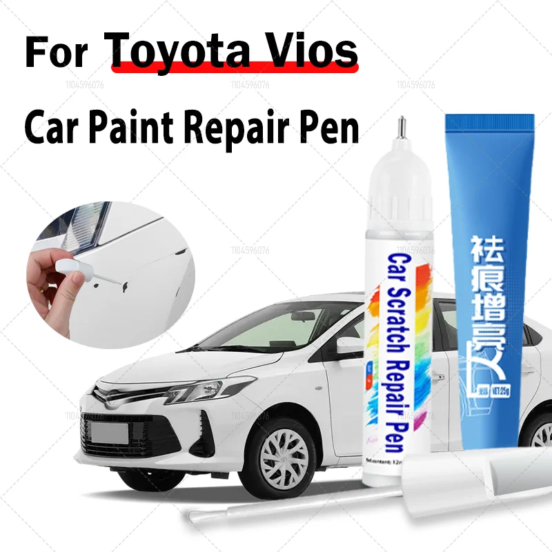 

Для Toyota Vios 2005-2035 NCP42 NCP93 NCP150 NCP171 ручка для ремонта краски, средство для удаления царапин, автоаксессуары «сделай сам», черный, белый цвет