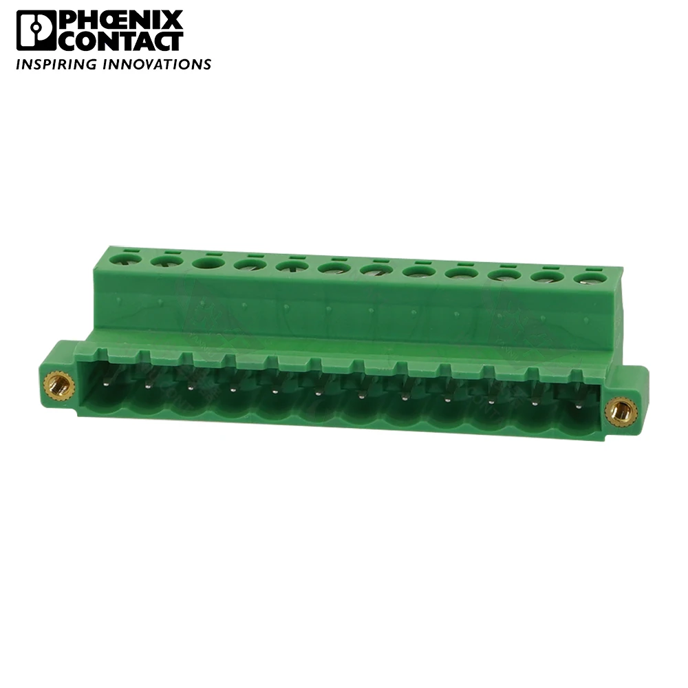 Conector Genuíno Original do Contato de Phoenix Bloco Terminal de Encaixe Pluggable do Pwb 12 Pin ic 2.5 Stgf 1825608 12a 320v 5.08 mm