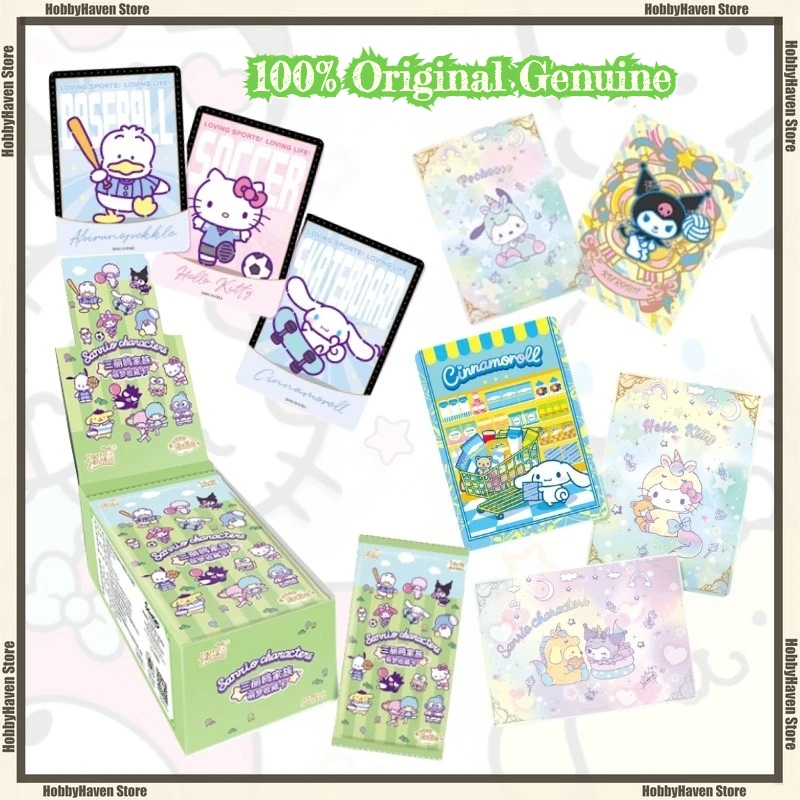 

В наличии Карточная игра Sanrio Family Cute Dream Classic Pack Vitality Film Официальная натуральная аниме Периферийная коллекция карт Подарок