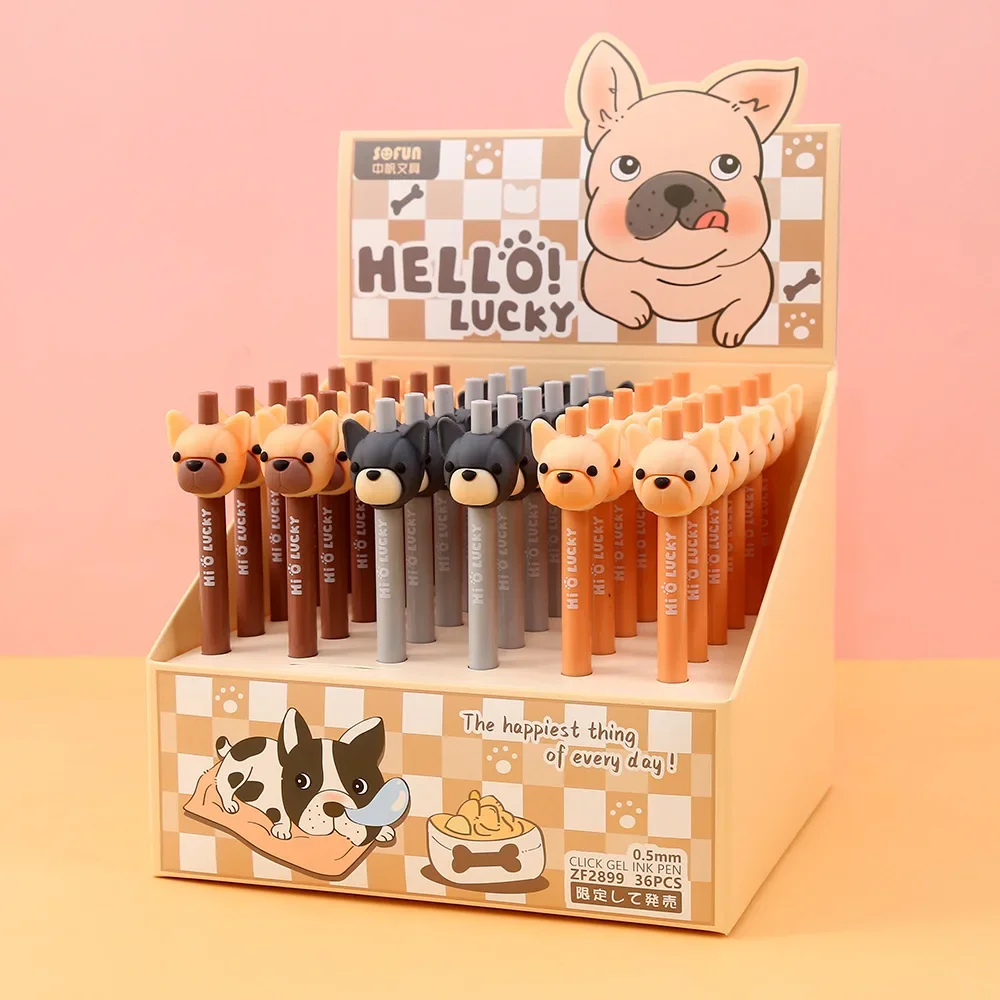 

36 шт. пресс для бульдога 0,5 мм нейтральная ручка студенческий пишущий инструмент
