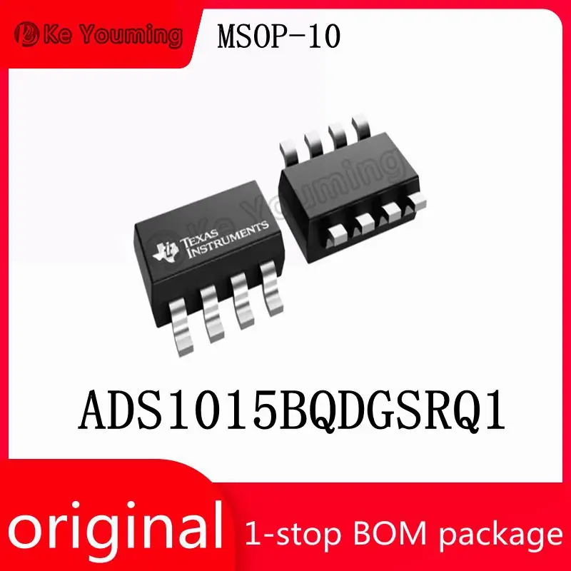 1PCS ADS1015BQDGSRQ1 MSOP-10, Distribution order Supporting Electronic Components, Analog to Digital Converter, ADC