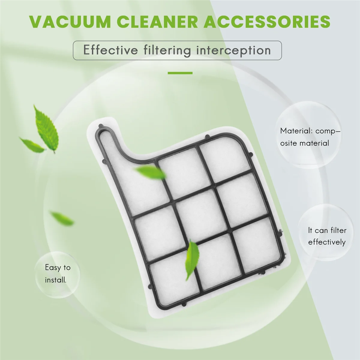 New Tech 3 pezzi Filtro di protezione motore Filtro di protezione adatto per Kobold VK 135 e 136