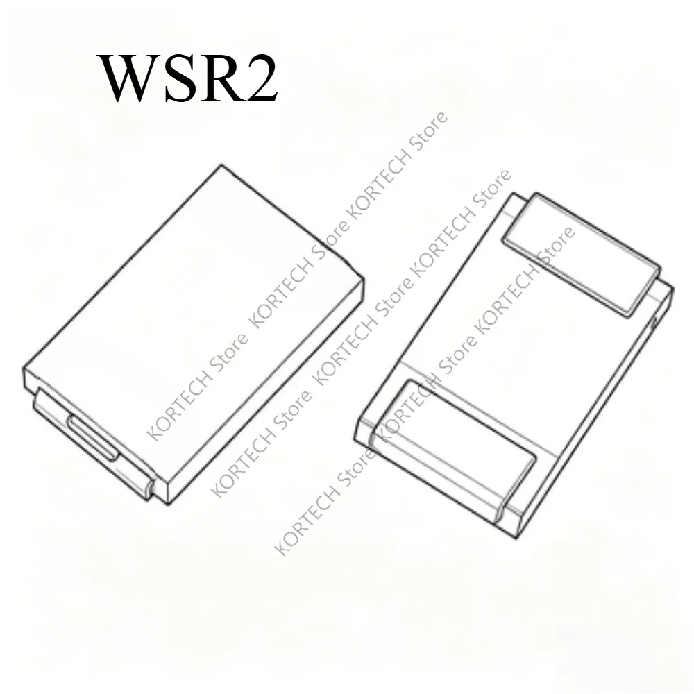 20pcs/Lot WSR2R0400FEA DALE WSR-2-0.04R 1% 75ppm 4527 2W resistor For Maverick Car High-power protection resistor