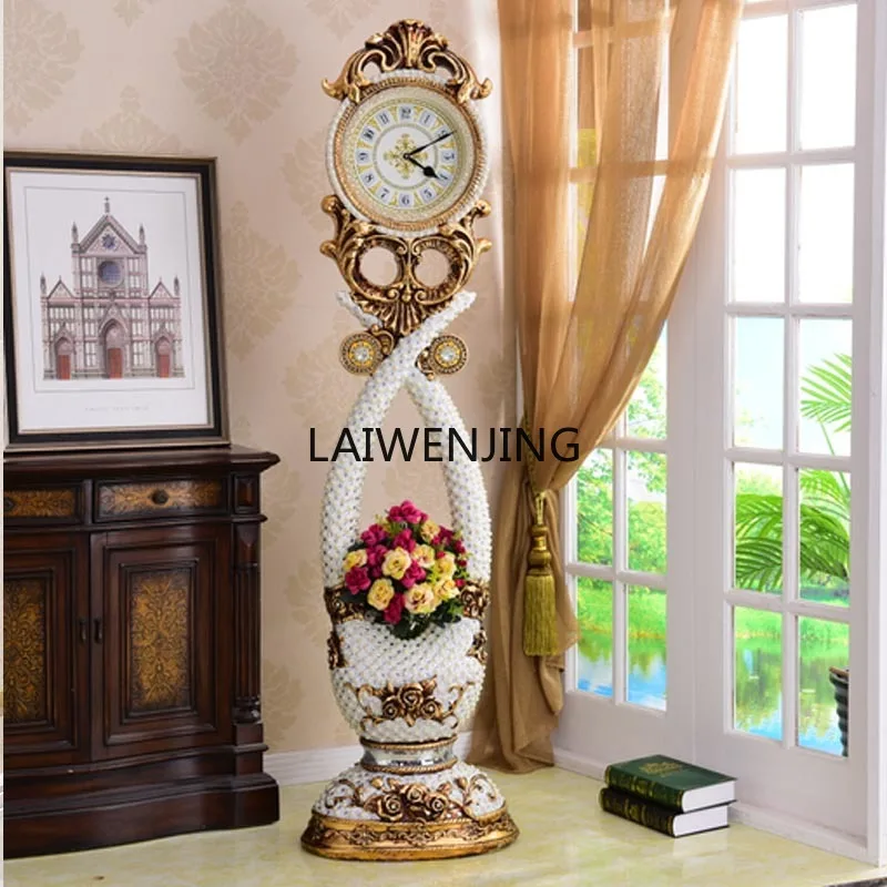 

SGF fashion antique floor clock living room Chinese pendulum floor quartz clock