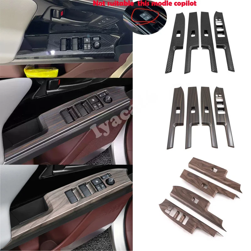 

For Toyota BZ4X EA10 2022 2023 ABS wood center conlose gear front water cup holder rear seat drink holder cover accessories