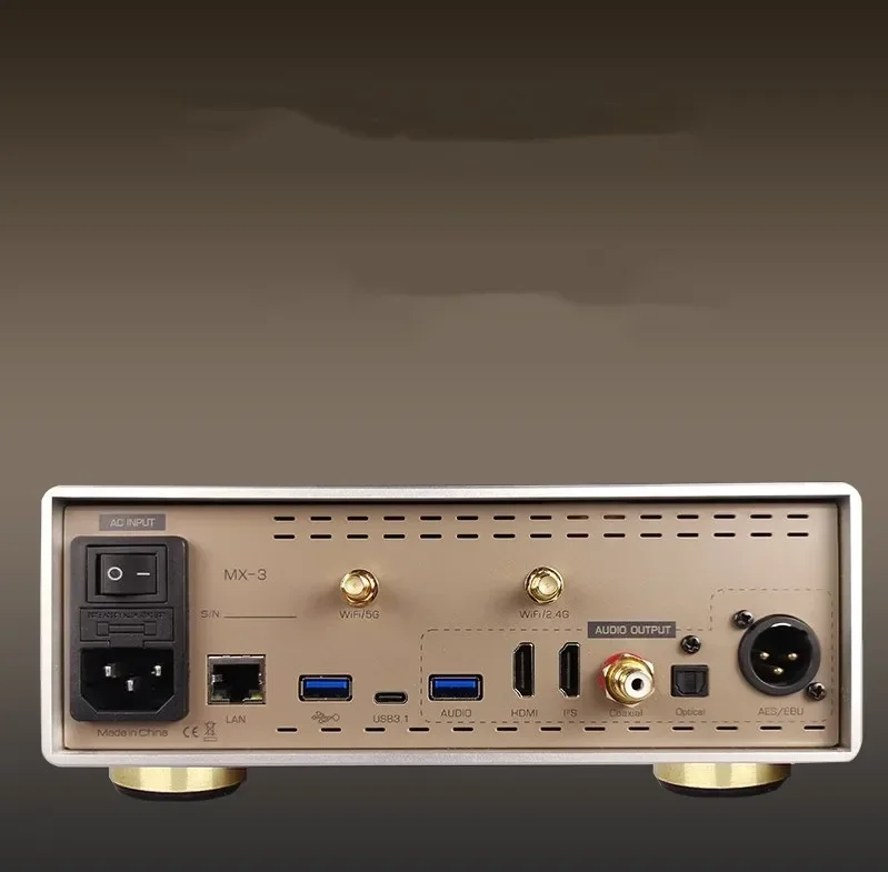 A-181 JF Digital MX-3 Android 10.0 WiFi HDD HHD Audio HiFi Player 32Bit/348KHz DSD512 BT5.0 Receiver USB Coaxial  I2S IIS Out