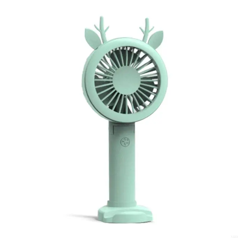 USB Desk тихий вентилятор с светодиодным ручным вентилятором Mini Mini Cooling Fan N58d