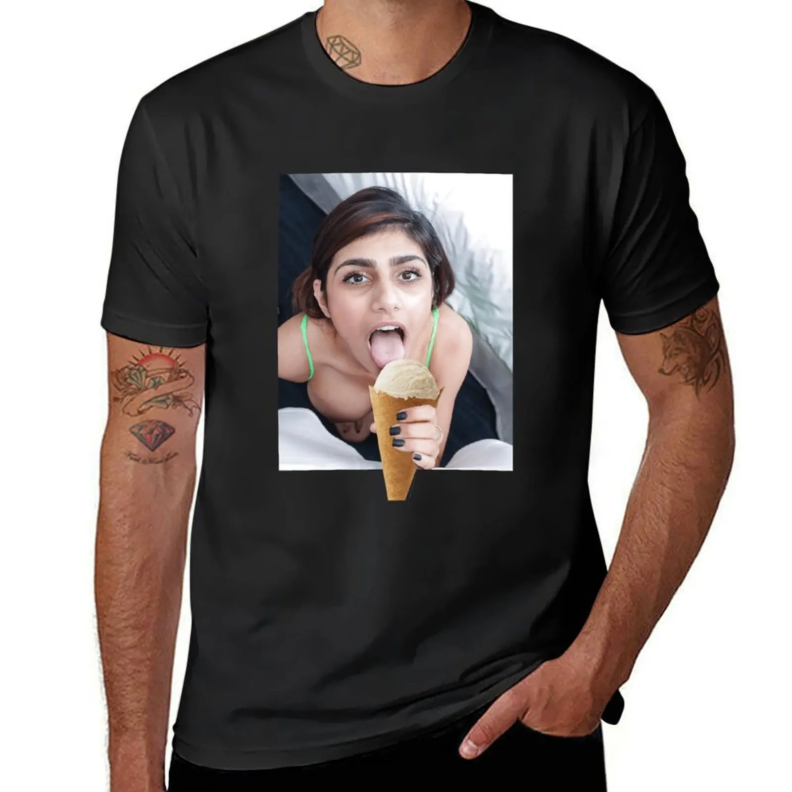 Mia Khalifa T-Shirt vintage clothes oversizeds sweat t shirts men