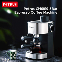 Petrus Coffee Machine Espresso Coffee Maker With Fancy Milk System Milk Bubble Maker