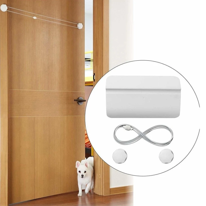 1 PCS Pet Cat Auxiliary Door Two-Way Free Access Cat Door Dog Door Hole Cat Out Entry