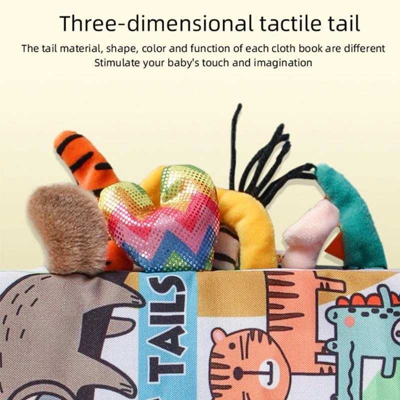 Libro a prueba roturas para suelo, libro con espejo, libro educativo 3D para centro actividades, recién nacido,