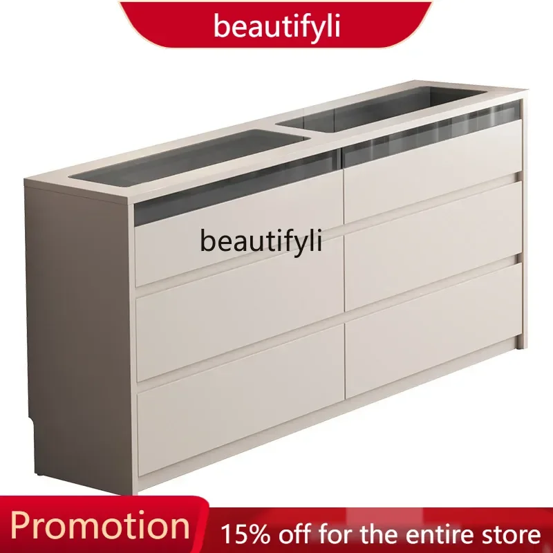 smt01 Шкаф для телевизора в спальне, высокий шкафчик для хранения, встроенный современный прикроватный шкаф-ведро