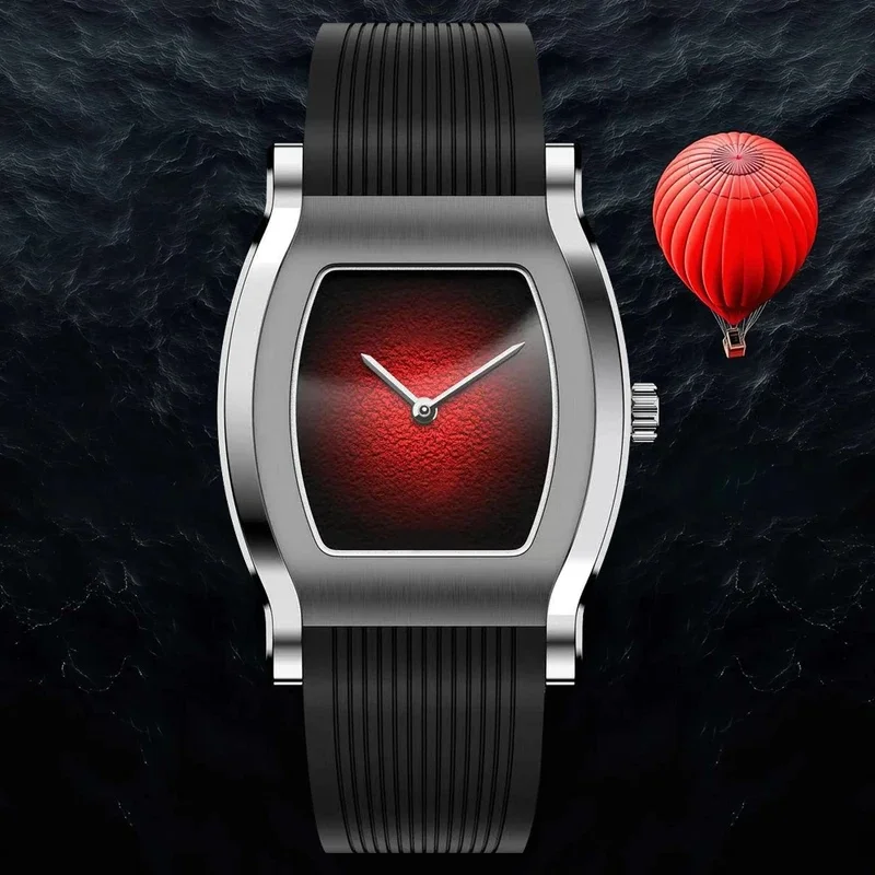 Luxury New Fashion Specht & Söhne Tonneau Men Watch Ultra-thin Stainless Steel Quartz Watch Sapphire Crystal  50M Waterproof