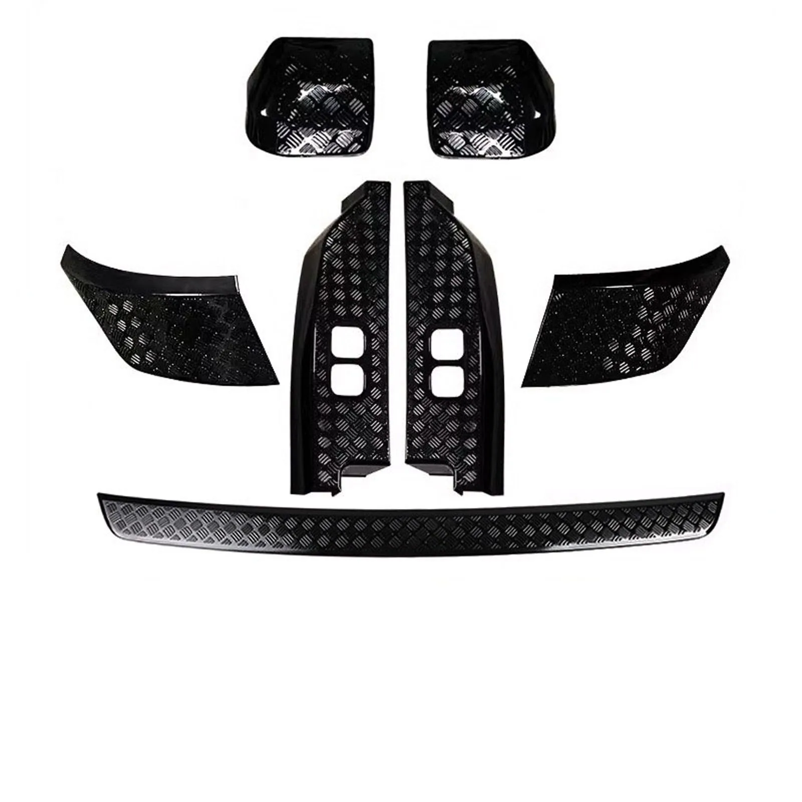 

7PCs Anti-Scratch Protective Cover Black for Land Rover Defender 90 2020 2021 2022 2023