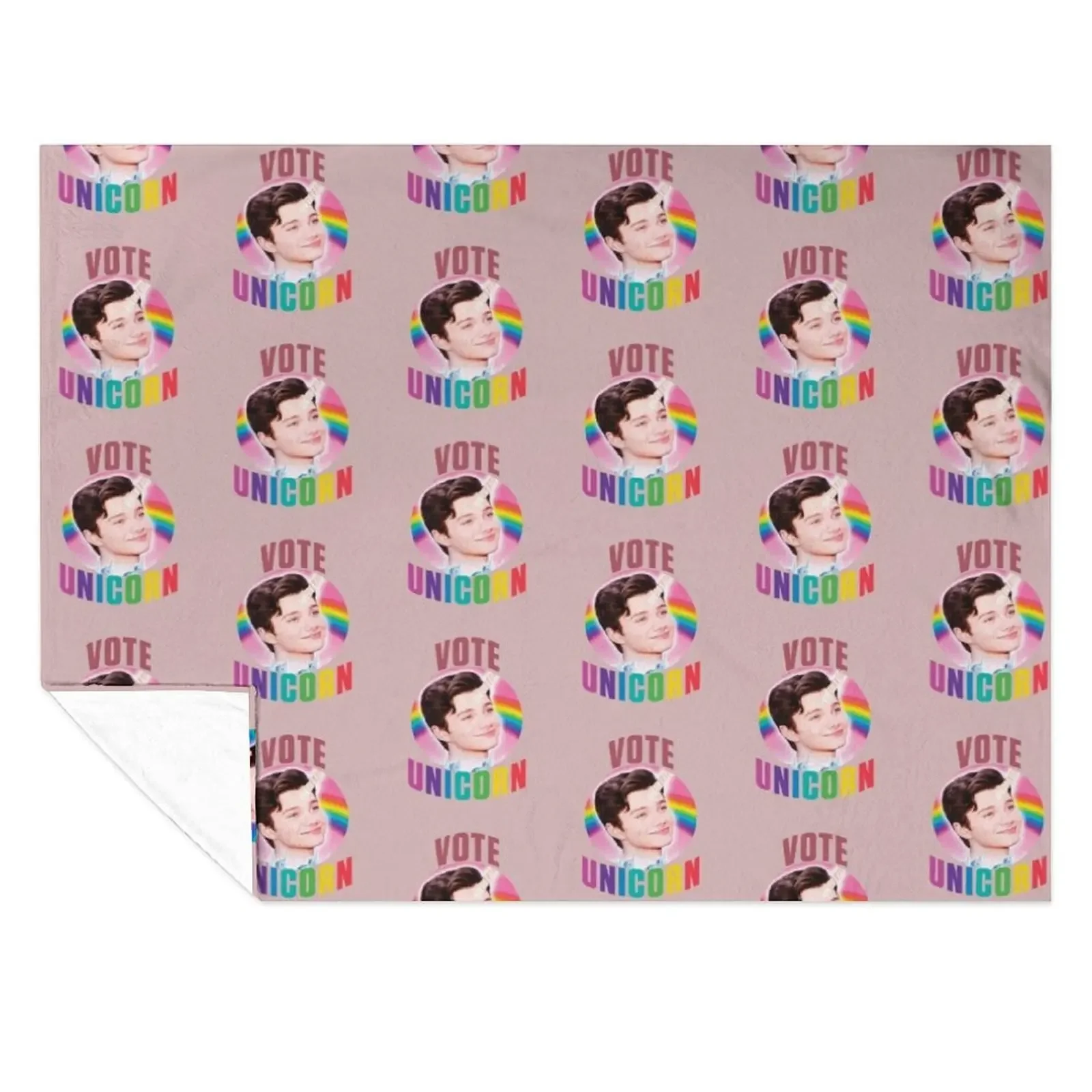 

vote unicorn glee Throw Blanket blankets and throws Custom Winter beds Luxury St Blankets