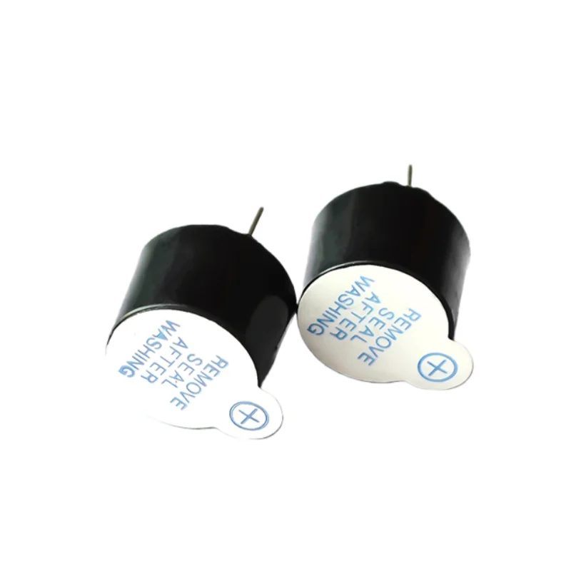 2pcs 5V active buzzer, electromagnetic type, 9.5MM high, 5V buzzer split, SOT plastic package, long sound