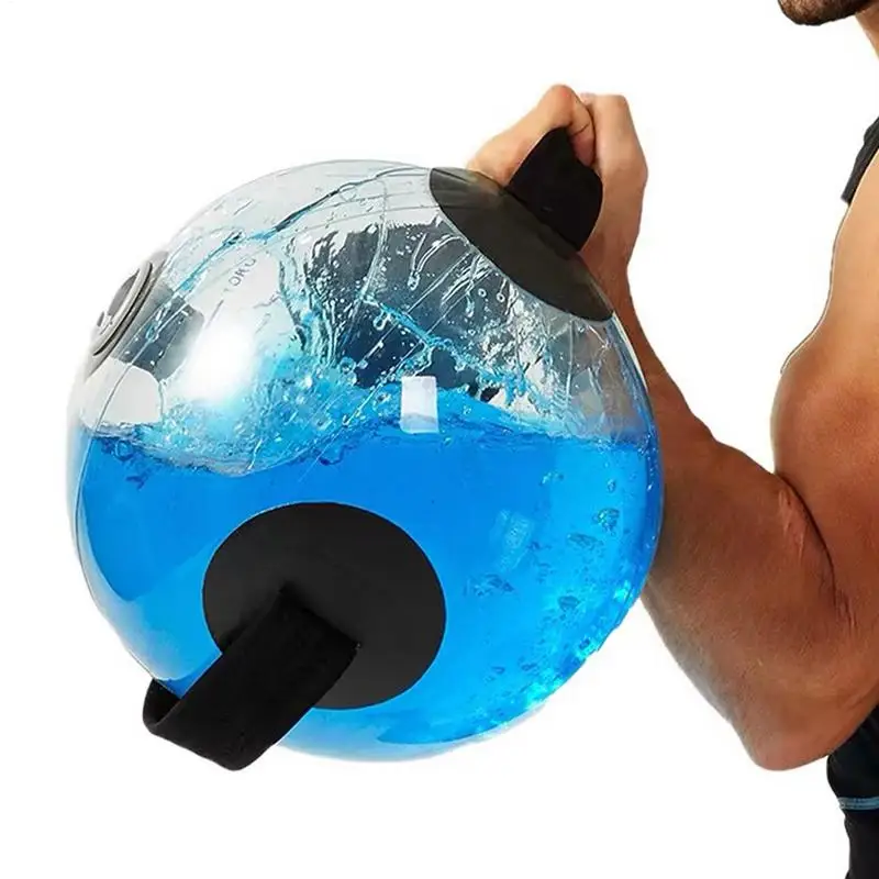 

Aqua Bags for Workout Adjustable Water Training Bag 15kg Adjustable Inflatable Water Power Bags Fitness Body Building Aqua ball
